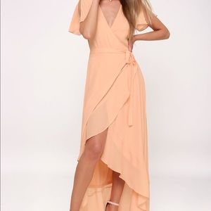 NWT Blush Wrap Maxi Dress Size S
